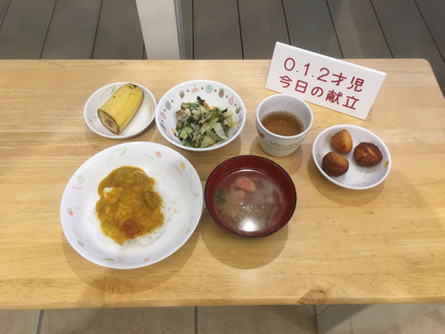 0、1、2才児の食事（例）